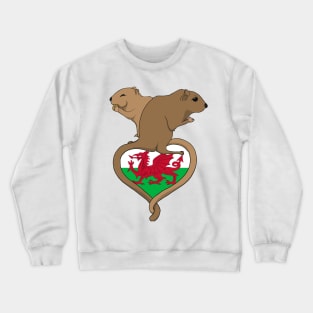 Gerbil Wales (light) Crewneck Sweatshirt